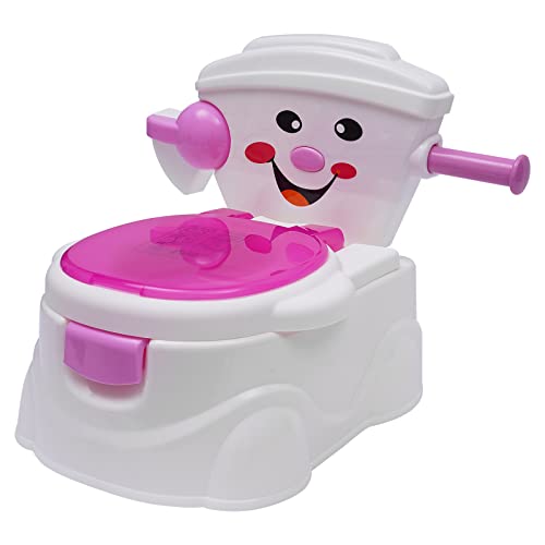 Wc Sitz Kinder Töpfchen Toilettensitz Kindertopf Lerntöpfchen Toilettentrainer für Kleinkinder (Rosa) von SHZICMY