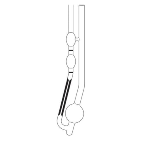 SI Analytics Glas Cannon-Fenske Routine Viskosimeter, 51313, 7ml-12ml Füllvolumen, 245mm Länge von SI Analytics