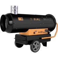 SIAL 40 kW Indirekte Ölheizer Heizkanone Diesel Bauheizer Bautrockner 2000 m³/h Heizgebläse 51 L Tank mit Thermostat/Überhitzungsschutz Schwarz IY40 SIAL 40 kW Indirekte Ölheizer Heizkanone Diesel Bauheizer Bautrockner 2000 m³/h Heizgebläse 51 L Tank mit Thermostat/Überhitzungsschutz Schwarz IY40 von SIAL