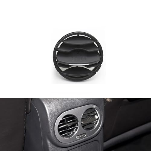 SIAQWYENZ 1/2 STÜCKE Auto Vorne Hinten Klimaanlage AC Vent Grille Air Vent Abdeckung for VW Volkswagen Tiguan 2010 2011 2012 2013 2014-2017 Lüftungskanal für Armaturenbrett(Rear 1PC) von SIAQWYENZ
