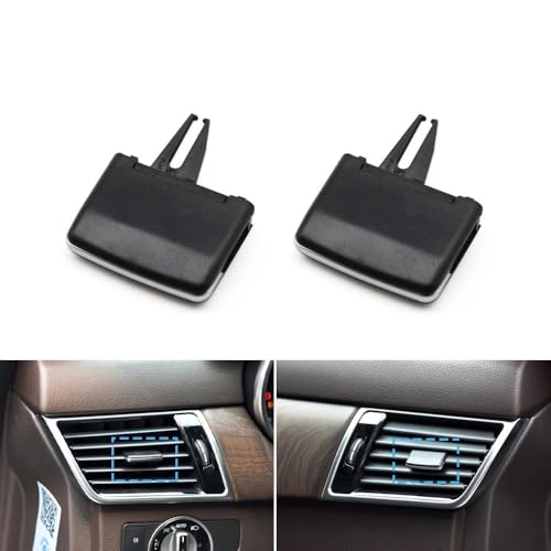 SIAQWYENZ 2/4 STÜCKE Auto Vorne Hinten AC Vent Outlet Grille Rutsche Clip Reparatur Kit for Mercedes Benz W166 W292 ML350 GL450 M ML GLE GLS Lüftungskanal für Armaturenbrett(Left and Right) von SIAQWYENZ