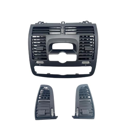 SIAQWYENZ 6368300300 6368300200 Dashboard Klimaanlage Air Vent Outlet Grill for Mercedes Benz Vito Viano W636 W639 2010-2015 Lüftungskanal für Armaturenbrett(Model B 3pcs set) von SIAQWYENZ