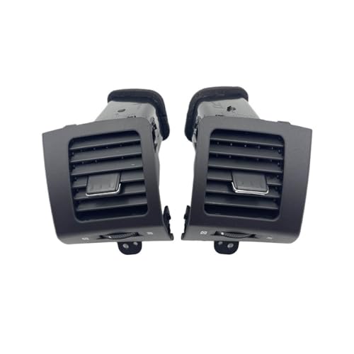 SIAQWYENZ Auto Klimaanlage Vent Outlet for Toyota Land Cruiser Prado 120 Lexus GX 470 2003-2009 Dashboard Air Outlet Straf Lüftungskanal für Armaturenbrett(L R Black 2pcs) von SIAQWYENZ