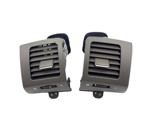 SIAQWYENZ Auto Klimaanlage Vent Outlet for Toyota Land Cruiser Prado 120 Lexus GX 470 2003-2009 Dashboard Air Outlet Straf Lüftungskanal für Armaturenbrett(L R Brown 2pcs) von SIAQWYENZ