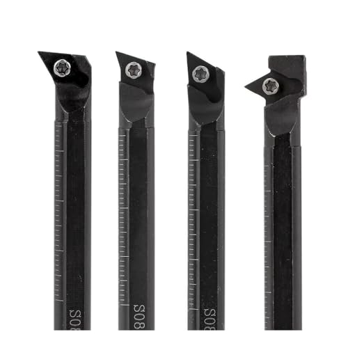 SIAQWYENZ Drehwerkzeuge SDQCR/SDUCR/SDUCL/SDWCR/SDXCR Halter for interne Bohrungsdrehwerkzeuge DCGT070202 Hartmetalleinsatz CNC-Schneidstange Werkzeughalter(S10K-SDQCR,DCGT070204-AK K10) von SIAQWYENZ