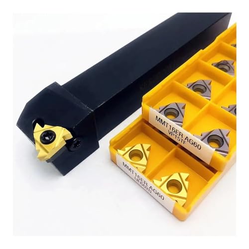 SIAQWYENZ Externe Gewinde Drehen Werkzeug Halter SER 1212H16 SER1616H16 SER2020K16 SER2525M16 + 10PCS Hartmetall Einsatz MMT16ER Drehmaschine Teile Werkzeug Werkzeughalter(SER2020K16,No insert) von SIAQWYENZ