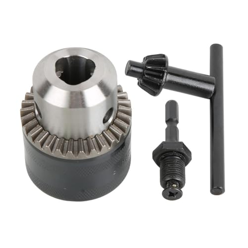 SIAQWYENZ For 3,0–16 mm 1/2–20 UNF Bohrfutter-Adapter-Set, Schlüssel-Bohrfutter mit Sechskantkopf, Adapter-Bohrfutter mit Schlüssel, elektrisches Bohrfutter Bohrfutter von SIAQWYENZ