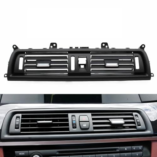 SIAQWYENZ Frontkonsole Zentrale Klimaanlage AC Vent Grille for BMW 5 Series F10 F11 520i 523i 525i 528i 535i 64229166885 64229209136 Lüftungskanal für Armaturenbrett(Without Chrome) von SIAQWYENZ