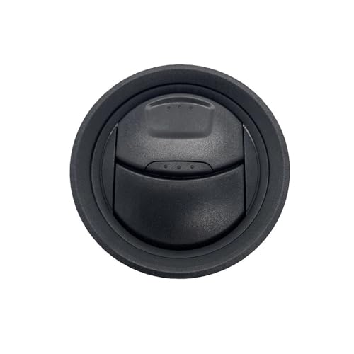 SIAQWYENZ Klimaanlage Outlet Dashboard Vent Düse for Ford Fiesta Klimaanlage vents Innen AC panel for Ford Fiesta Lüftungskanal für Armaturenbrett(All black) von SIAQWYENZ