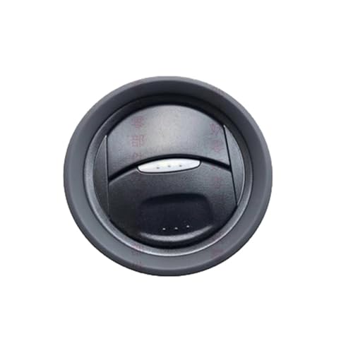 SIAQWYENZ Klimaanlage Outlet Dashboard Vent Düse for Ford Fiesta Klimaanlage vents Innen AC panel for Ford Fiesta Lüftungskanal für Armaturenbrett(Paddle Silver) von SIAQWYENZ