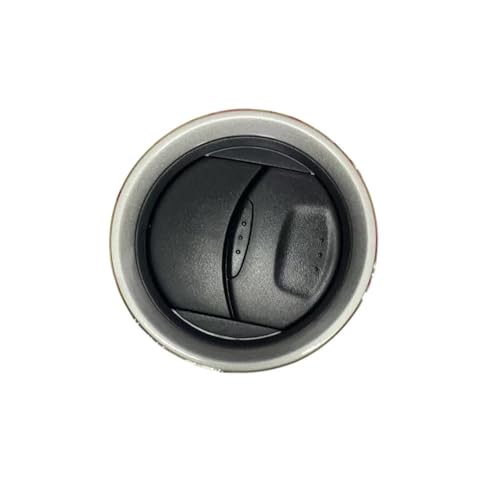 SIAQWYENZ Klimaanlage Outlet Dashboard Vent Düse for Ford Fiesta Klimaanlage vents Innen AC panel for Ford Fiesta Lüftungskanal für Armaturenbrett(Silver Ring) von SIAQWYENZ