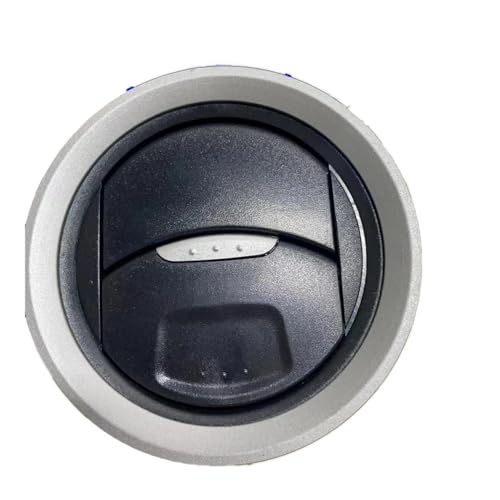 SIAQWYENZ Klimaanlage Outlet Dashboard Vent Düse for Ford Fiesta Klimaanlage vents Innen AC panel for Ford Fiesta Lüftungskanal für Armaturenbrett(Silver Ring Paddle) von SIAQWYENZ