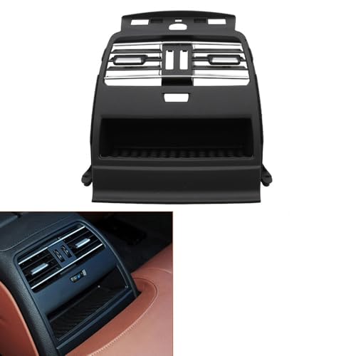 SIAQWYENZ LHD RHD Vorne Hinten Klimaanlage AC Vent Grille Outlet Panel Abdeckung for BMW 6 Series F06 F12 F13 630 635 640 645 650 2011-2018 Lüftungskanal für Armaturenbrett(Rear Model A) von SIAQWYENZ