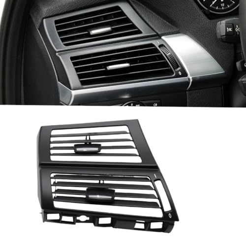 SIAQWYENZ LHD RHD Vorne Zentral Links Rechts Hinten Klimaanlage AC Vent Grille Outlet Abdeckung for BMW X5 X6 E70 E71 E72 2007-2013 Lüftungskanal für Armaturenbrett(Left) von SIAQWYENZ