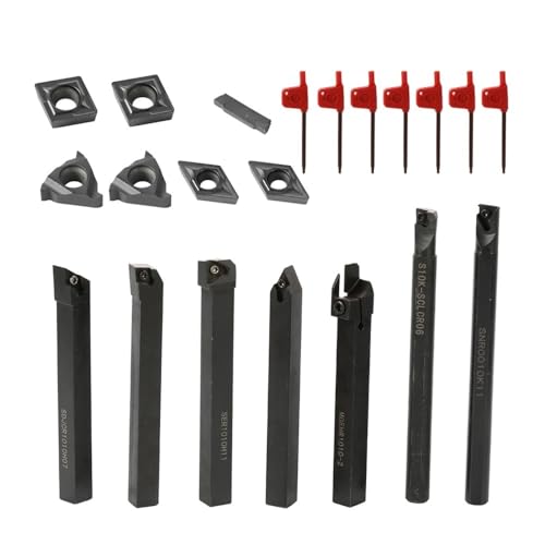 SIAQWYENZ Nutwerkzeughalter 10 mm 12 mm 16 mm Vollhartmetall-Einsatzhalter Bohrstangenschaft Drehwerkzeug Holzdrehwerkzeug Holz DIY Werkzeughalter(10mm) von SIAQWYENZ