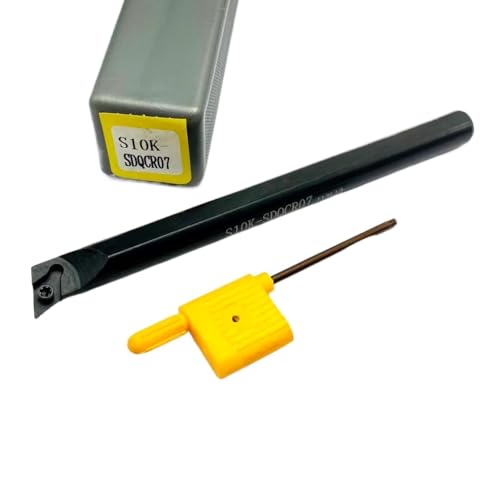 SIAQWYENZ SDQCR SDQCR07 S10K S12M S16Q Interne Kühlung Drehen Werkzeug Wolfram Stahl Schraube Bohren Bar DCMT070204 Hartmetall Klingen Drehmaschine Werkzeug Werkzeughalter(S10K SDQCR07 Right) von SIAQWYENZ