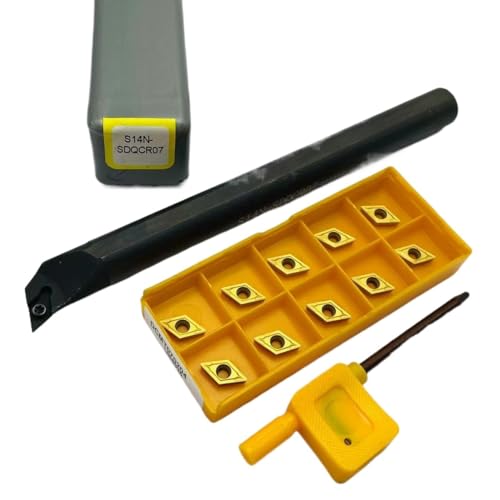 SIAQWYENZ SDQCR SDQCR07 S10K S12M S16Q Interne Kühlung Drehen Werkzeug Wolfram Stahl Schraube Bohren Bar DCMT070204 Hartmetall Klingen Drehmaschine Werkzeug Werkzeughalter(S14N and UE6020) von SIAQWYENZ