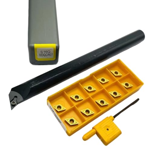 SIAQWYENZ SDQCR SDQCR07 S10K S12M S16Q Interne Kühlung Drehen Werkzeug Wolfram Stahl Schraube Bohren Bar DCMT070204 Hartmetall Klingen Drehmaschine Werkzeug Werkzeughalter(S16Q and UE6020) von SIAQWYENZ