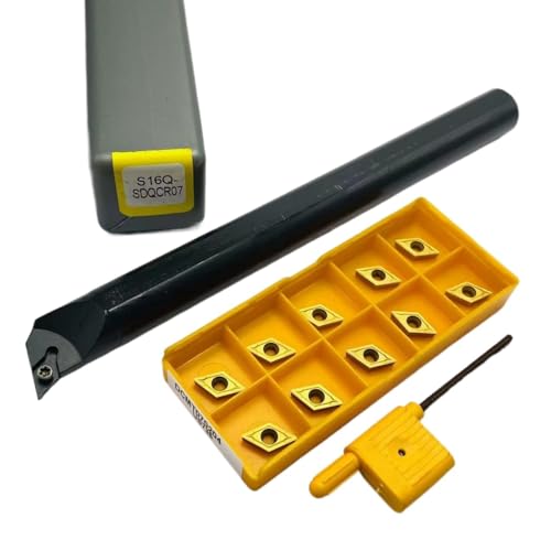 SIAQWYENZ SDQCR SDQCR07 S10K S12M S16Q Interne Kühlung Drehen Werkzeug Wolfram Stahl Schraube Bohren Bar DCMT070204 Hartmetall Klingen Drehmaschine Werkzeug Werkzeughalter(S16Q and US735) von SIAQWYENZ