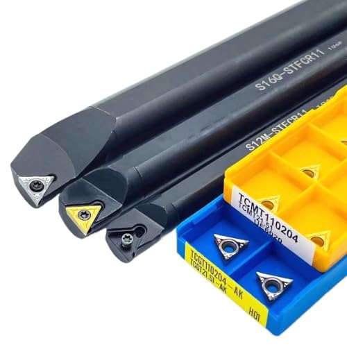 SIAQWYENZ TCMT110204 TCMT110208 TCGT110204 for S10K S12M S14N S16Q S20R-STFCR11 S20R S25S-STFCR16 Wolfram Stahl Griff Drehen Werkzeug Werkzeughalter(TCMT110204 VP15TF,S12M-STFCR11) von SIAQWYENZ