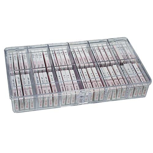 Feinsicherungs-Sortiment 6,3x32mm flink 0,5-20A 360 Feinsicherungen Feinsicherungs-Sortiment 6,3x32mm flink 0,5-20A 360 Feinsicherungen von SIBA