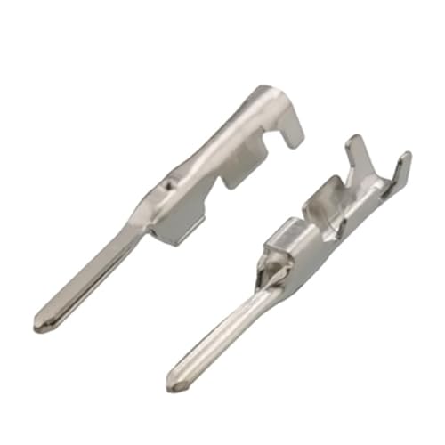 20 Stück 0,8 mm automatischer Klemmenverbinder Crimp automatischer Stiftklemmenblock SWPR-001T-P025 (Color : Male, Size : 20 pcs) von SIBBLE