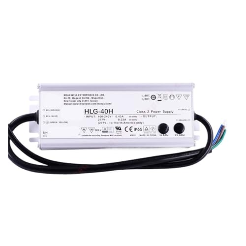 HLG-40H-20A 40 W Konstantspannungs- und Konstantstrom-LED-Treiber, geeignet for Straßen/Hochhallen/Gewächshäuser/Parkplätze HLG-40H-20A 40 W Konstantspannungs- und Konstantstrom-LED-Treiber, geeignet for Straßen/Hochhallen/Gewächshäuser/Parkplätze von SIBBLE