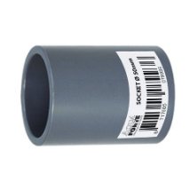 SIBO PVC Muffe (32-110mm) - Druckfitting zum Kleben, Durchmesser:110mm von Cepex