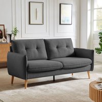 Sicaan - Skandinavisches 2-Sitzer-Sofa chloé aus dunkelgrauem Stoff Sicaan - Skandinavisches 2-Sitzer-Sofa chloé aus dunkelgrauem Stoff von SICAAN