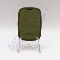 Why Evo NOA - Olivgrüne Multi-Frequenz Universal-Fernbedienung mit 4 Tasten für Automatisierungen - 280-868 MHz - Fixed Code und Rolling Code von SICE