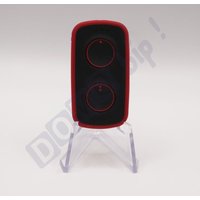 Why Evo noa Mini - 4-Tasten-Fernbedienung Volcano Red Multi-Frequenz und Universal für Automatisierungen - 280-868 MHz - Fixed Code und Rolling Code von SICE