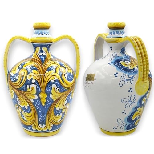 SICILIA BEDDA CAPACI Quartara Bummulo Vase H 28 x 20 cm ca. (1 Stück) Caltagirone Keramik, Verschiedene Dekorationen - Dekoration 1 von SICILIA BEDDA CAPACI