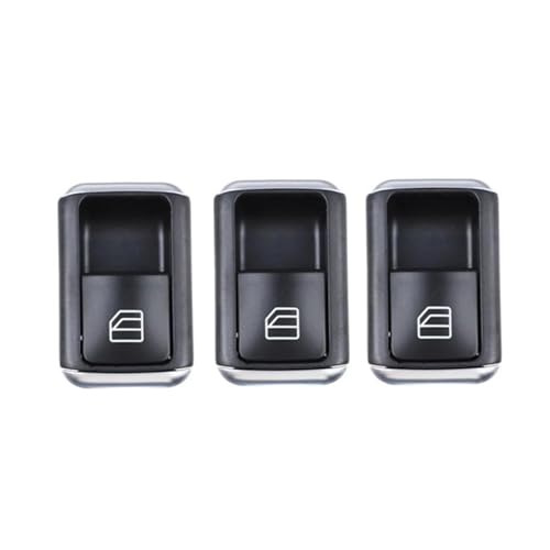 Fenstersteuerschalter 2128208310 A2128208310 2049058202 Für Mercedes Für Benz W204 W212 C207 A207 C E Klasse X204 Auto Elektrische Fensterheber Control Schalter (Color : 3 Buttons) von SICOTTON