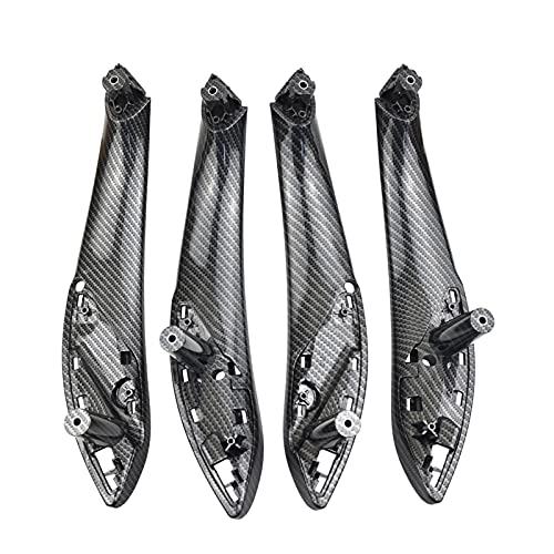 Für B&MW 3er 4er F30 F31 F32 F33 F34 F35 F36 F80 F82 F83 EIN Satz Innentür-Carbonfaser-Zuggriff Innenverkleidung AutTürgriff Innentürverkleidung (Farbe : Carbon) von SICOTTON