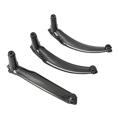 Für B&MW E70 E71 X5 X6 2007-2014 Auto ABS Innentür Armlehne Griff Links Rechts Panel Pull Trim Cover AutTürgriff Innentürverkleidung (Farbe : Left Driver 3PCS) von SICOTTON