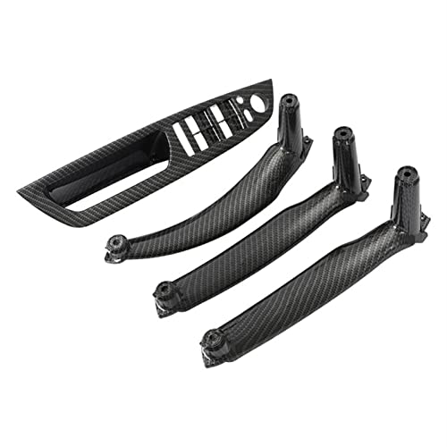 Für B&MW E70 E71 X5 X6 2007-2014 Auto ABS Innentür Armlehne Griff Links Rechts Panel Pull Trim Cover AutTürgriff Innentürverkleidung (Farbe : Left Driver 4PCS) von SICOTTON