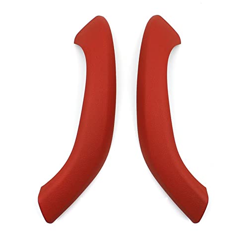 Für B&MW X1 X2 F48 F49 F39 2016-2020 Auto Innenarmlehnen Innentürgriff Außenverkleidung Ersatz AutTürgriff Innentürverkleidung (Farbe : Red 2pcs Set) von SICOTTON