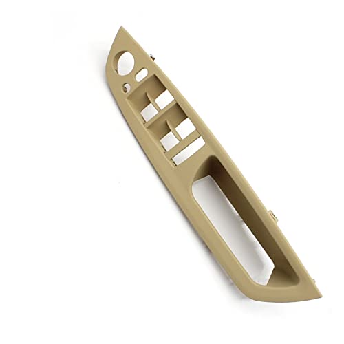 Für B&MW X5 X6 E70 E71 E72 2007-2013 LHD RHD Innentür Fahrerseite Armlehne Fenster Schalter Panel Cover Trim AutTürgriff Innentürverkleidung (Farbe : Front Right Beige) von SICOTTON