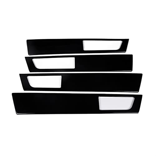 Nonuinz Für Land Rover Für Discovery 4 LR4 2010-2016 ABS Chrom Innentürgriff Panel Cover TrimCar Zubehör Auto Innengriff Türgriff (Farbe : Schwarz) von SICOTTON