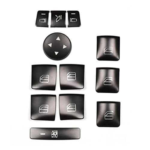 Nonuinz Schalter Fensterheber 12 STÜCKE Für Mercedes Für Benz Für GLK ML GL A B C E G Klasse W204 X166 Auto Tür Armlehne Fenster Schalter Trim Cover Aufkleber Fenster Hauptschalter Nonuinz Schalter Fensterheber 12 STÜCKE Für Mercedes Für Benz Für GLK ML GL A B C E G Klasse W204 X166 Auto Tür Armlehne Fenster Schalter Trim Cover Aufkleber Fenster Hauptschalter von SICOTTON