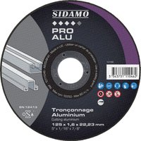 DISQ. TRONC PRO ALU D.125 x 1.6 x 22,23 SIDAMO - 10111046 von SIDAMO