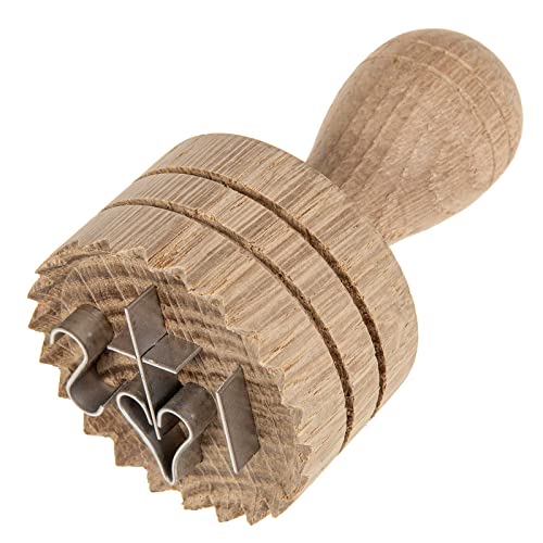 SIDCO Brotstempel Brotdrücker Schreinerqualität Bäcker Stempel Brot Drücker Holz von SIDCO