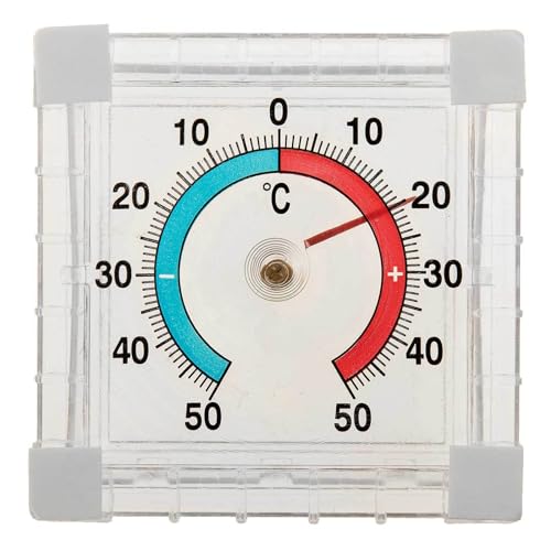 SIDCO Fensterthermometer Thermometer Außenthermometer selbstklebend Zimmer Thermometer von SIDCO