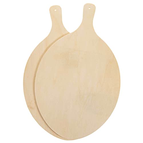 SIDCO Flammkuchenbrett oval 2 x Pizzabrett Servierbrett Vesperbrett Holzbrett Flammkuchen von SIDCO