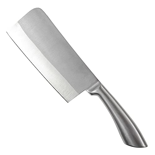 SIDCO Hackmesser Edelstahl XXL Hackbeil Küchenbeil Fleischerbeil Metzgerbeil 31 cm von SIDCO