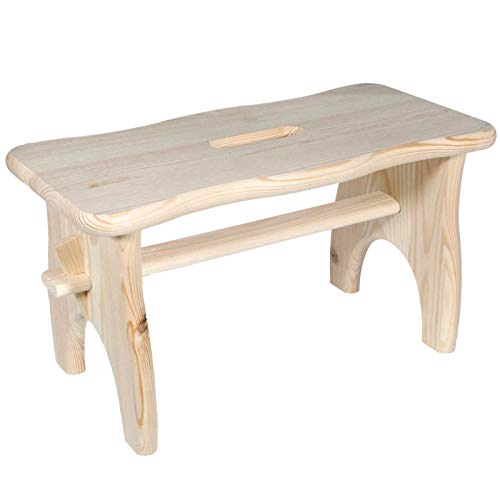 SIDCO Holz Hocker Tritthocker Schemel Fußbank Fußhocker Bänkchen Holzhocker Tritt von SIDCO