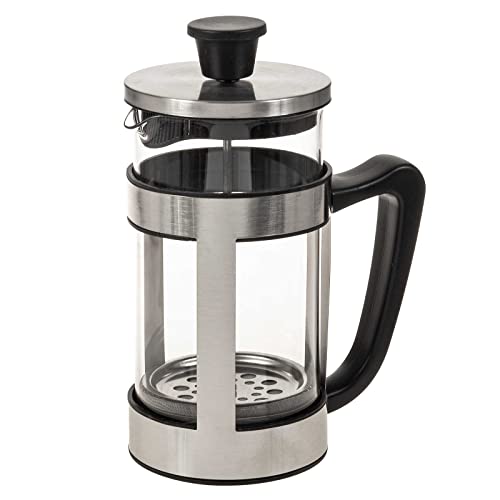 SIDCO Kaffeebereiter Kaffeezubereiter Kaffeepresse 1 Liter Kaffeekanne Glas Edelstahl von SIDCO