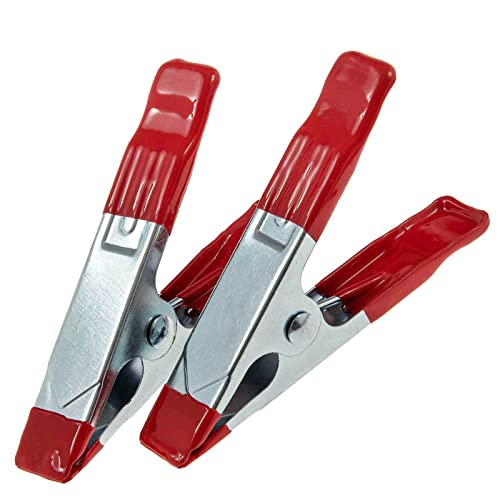 SIDCO Klemmzwingen 2 x Metall Leimzwinge Federzwinge Klemmen Set Federklemmen 10cm von SIDCO