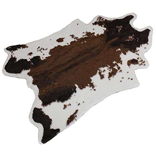 SIDCO Kuhfell Teppich Rinderfell Kunstfell Fellteppich Wanddeko Cowhide Fellteppich von SIDCO