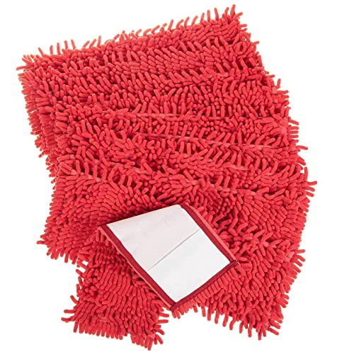 SIDCO Mopp Bezug 10 x Wischmopp Chenille rot Ersatzbezug Wischer Bodenwischer 40 cm von SIDCO